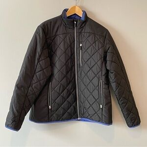 LANDS' End quilted puffer Primaloft coat